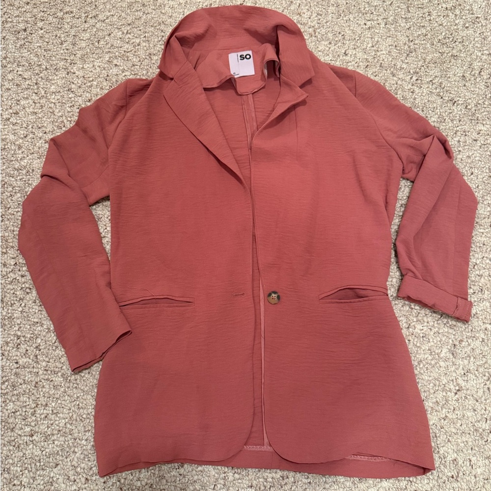 SO Women's Rose Blazer Jacket